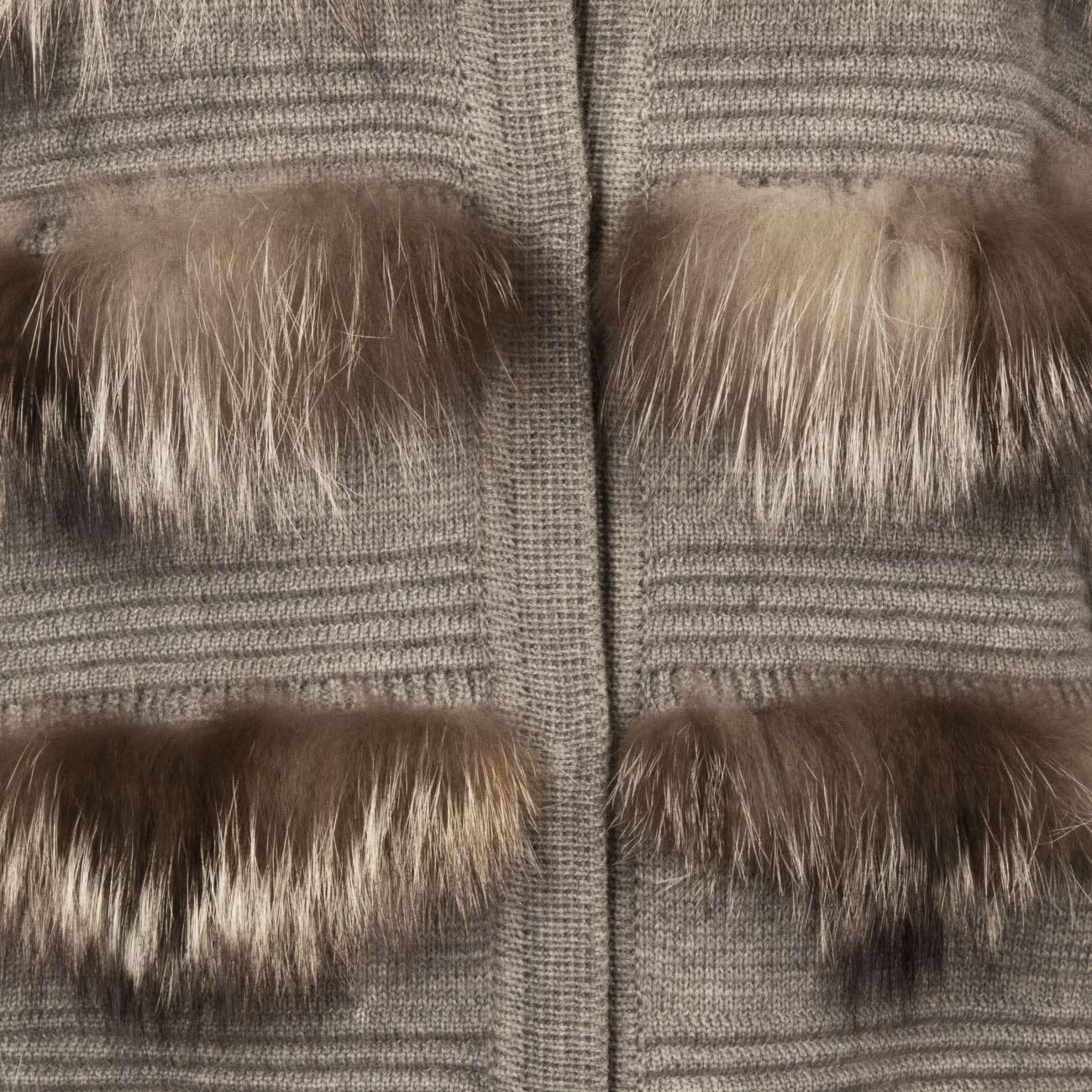 Cappotto Di Maglia E Pelliccia JMM90MCOWKNC800 GRIGIO JO NO FUI 