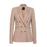 GIACCA D. ALEXIA PUNTO STOFFA SCUBA C/BOTTONI MET. PINKO 100256/A0IG Q34 ROSA ALMADINO/TORTORA PINKO 