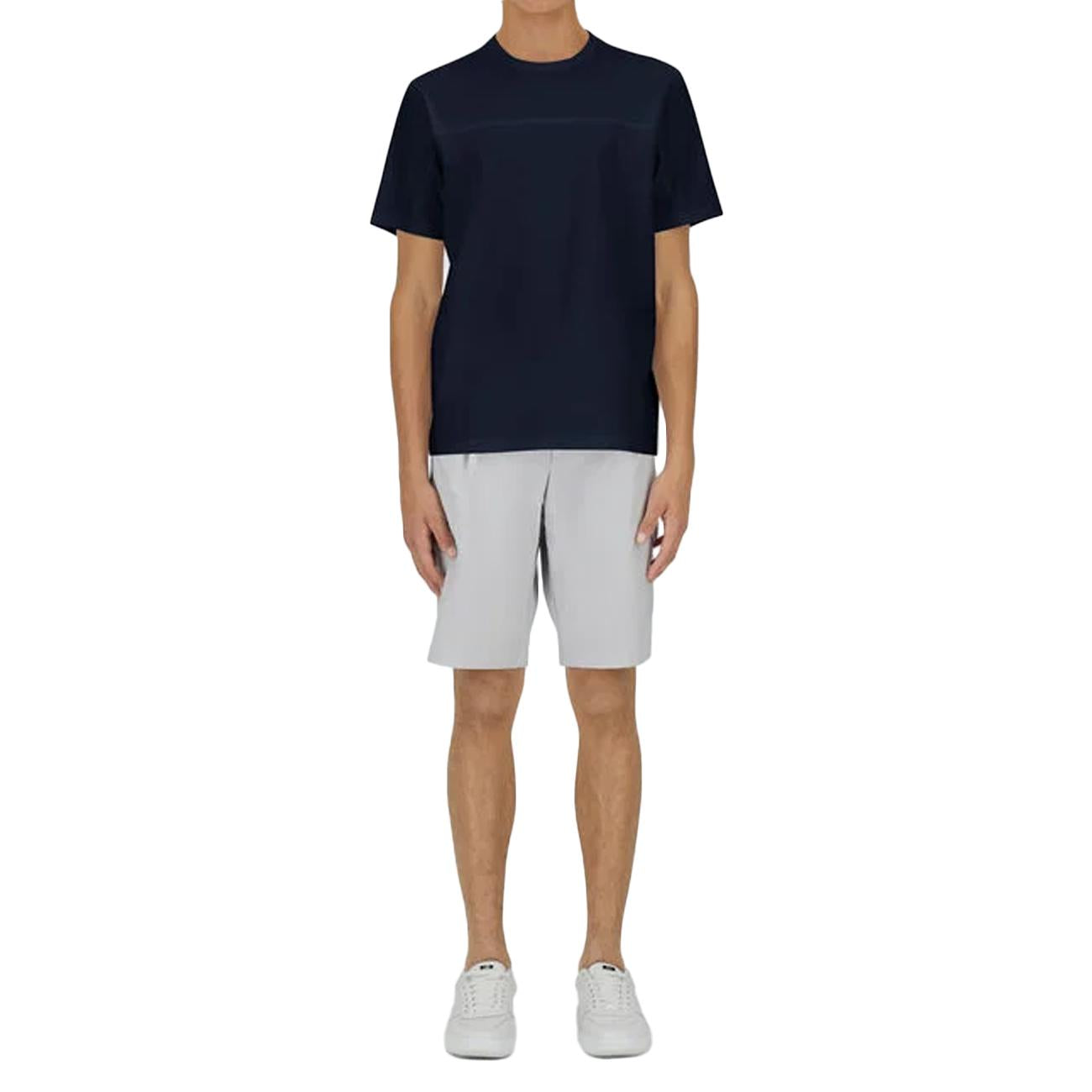 T-Shirt In Cotone Stretch Superfine JG000237U-52003 9200 BLU HERNO 