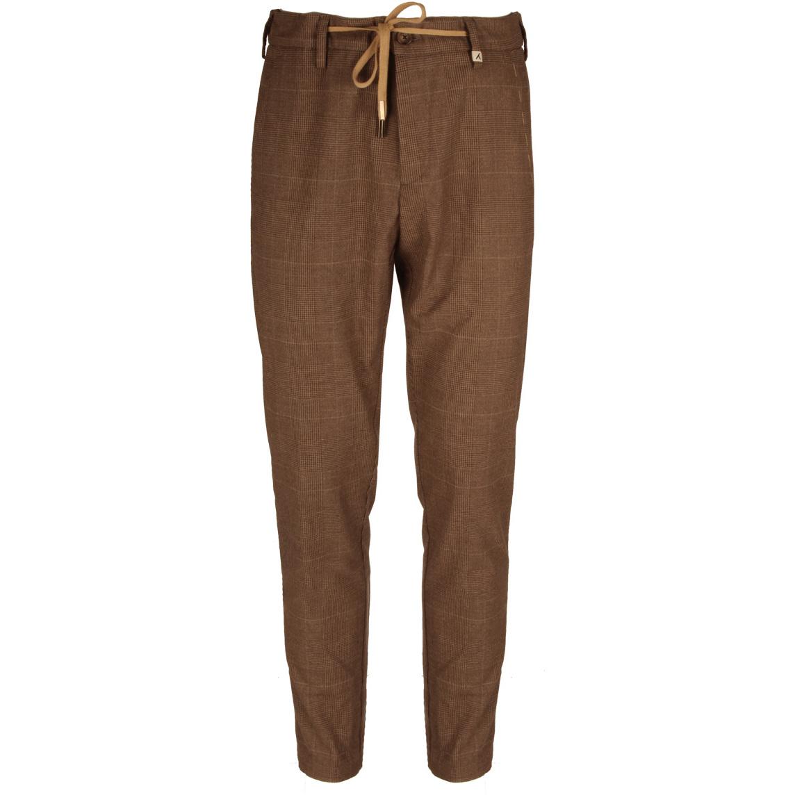 Pantalone Principe Di Galles Base Uomo Beige Marrone 22WM12L/18 345 BEIGE MARRONE MYTHS 