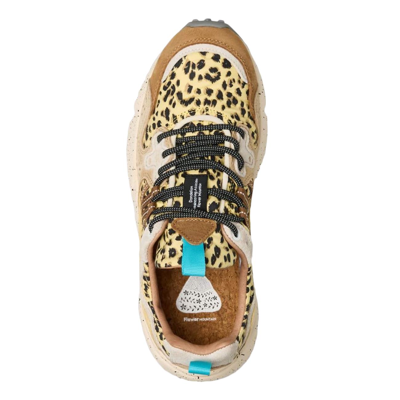 Sneakers Yamano 3 Stampa Leopardata Unisex Marrone Taupe 4D11001201781841 BROWN/TAUPE FLOWER MOUNTAIN 