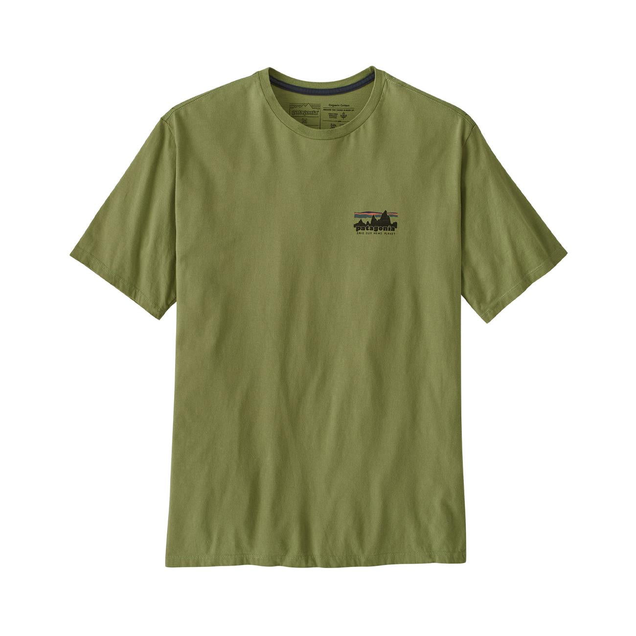 T-Shirt Skyline Uomo Bugr Buckhorn Green 37534 BUGR BUCKHORN GREEN PATAGONIA 