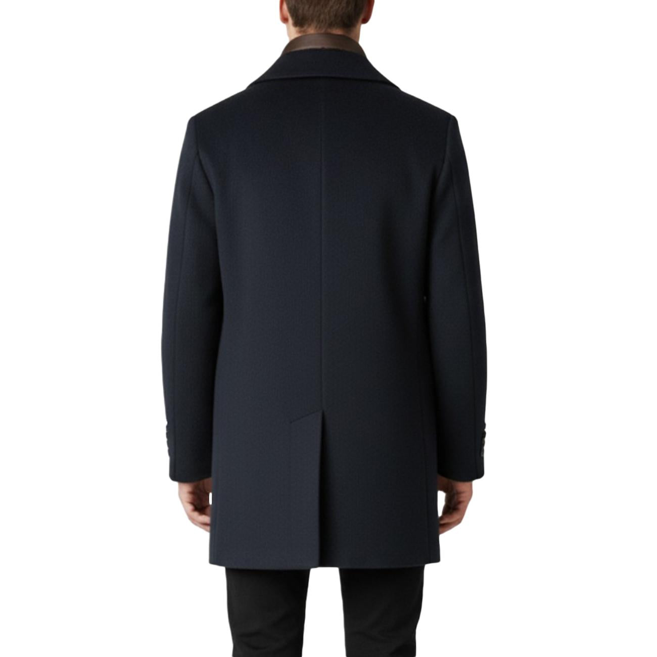 Cappotto Panno Con Pettorina Tramanera MK9940614 BLUE MARKUP 