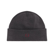 Berretto In Lana E Cotone Con Logo Uomo Gun Metal Grigio C9160 G85 GUNMETAL FRED PERRY 