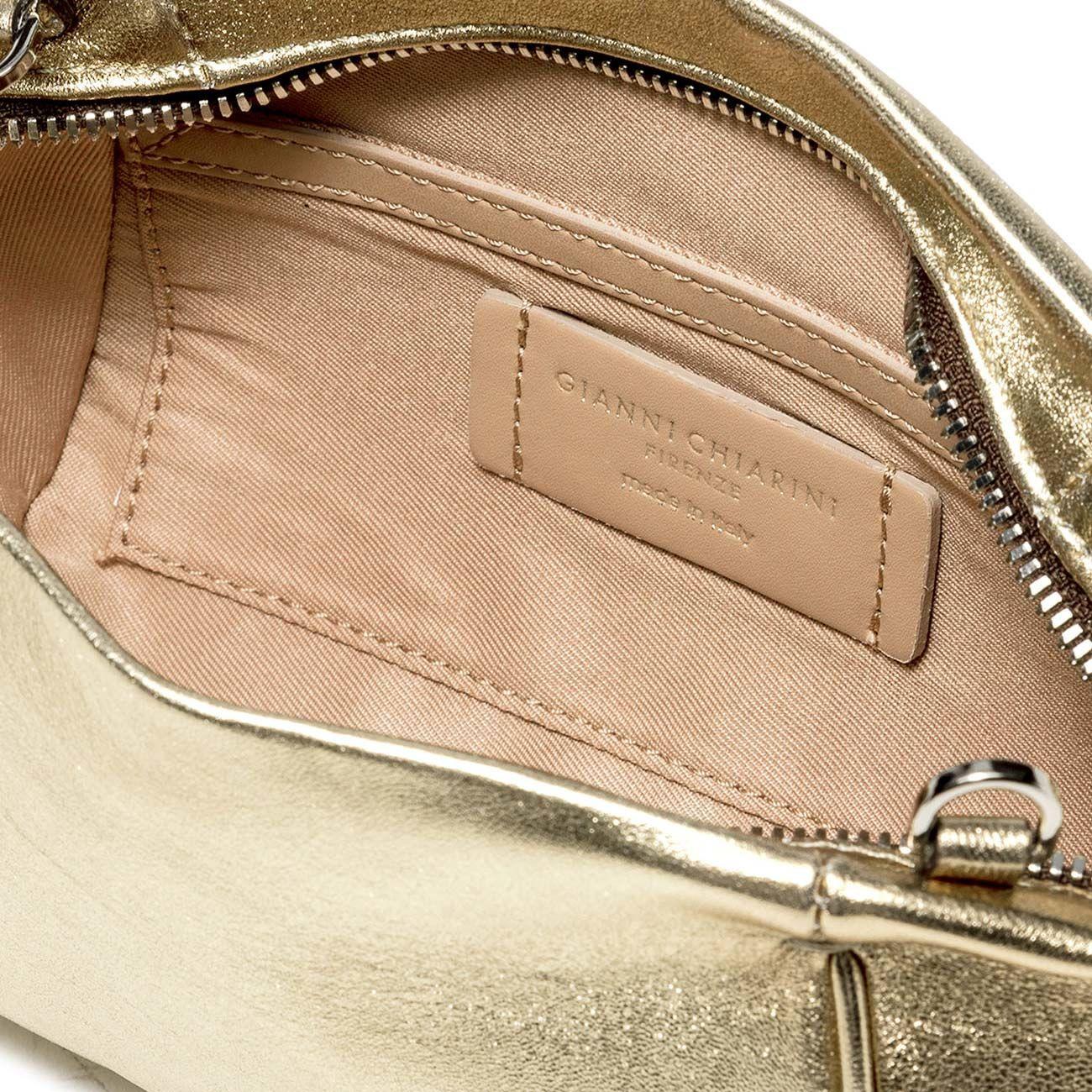 BORSA MARGARITA POUCH PELLE GIANNI CHIARINI BS9594/23PEPLW 571 PLATINO GIANNI CHIARINI 