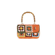 BORSA D. NOTO CLUNCH DI LANA  MULTICOLOR SOTTILE SMALL LM NOTS MULTICOLOR LA MILANESA 