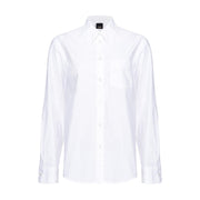 Camicia Corea In Popeline Donna Bianco Brillante 103708/A1XZ Z04 BIANCO BRILLANTE PINKO 