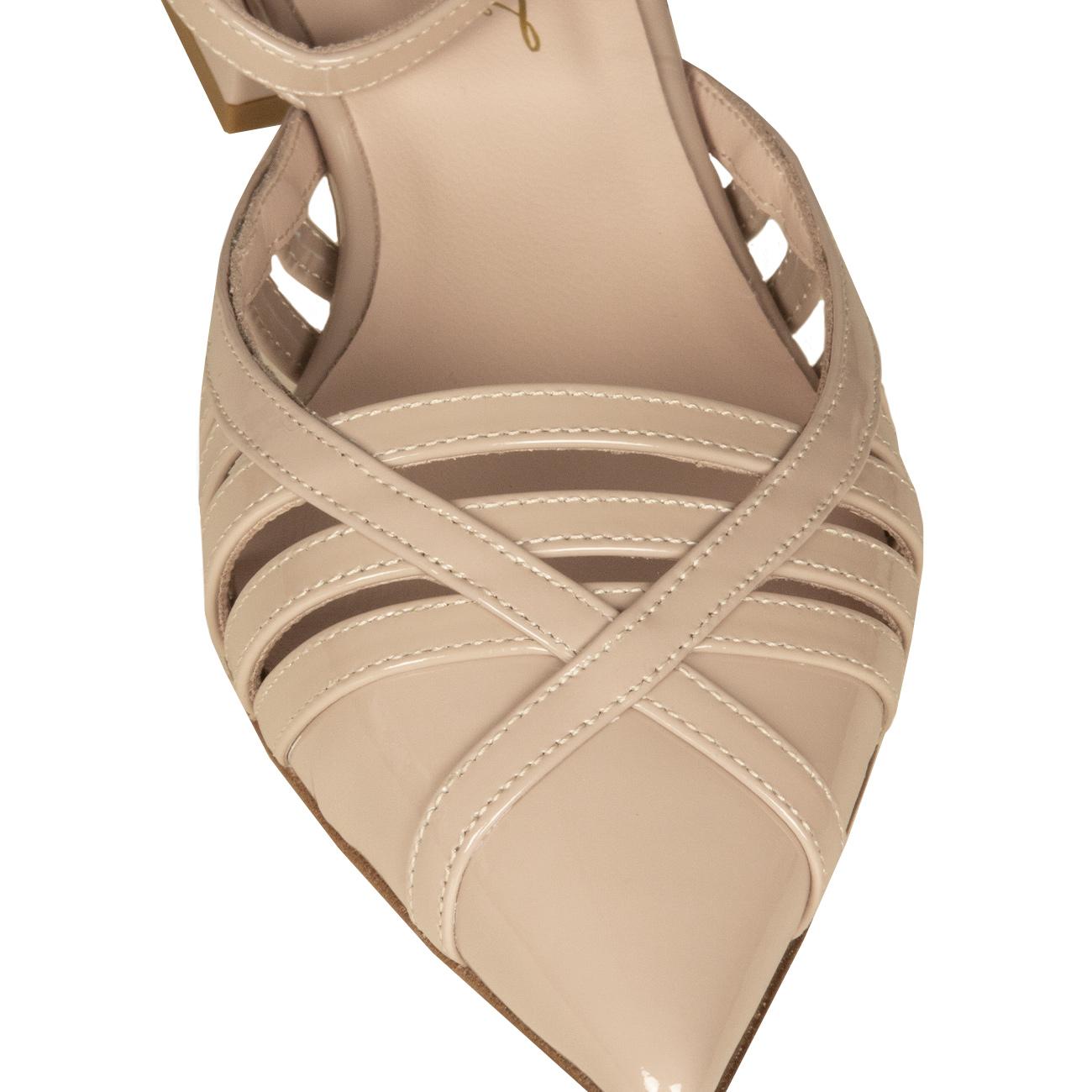 Slingback Con Listelle Donna Beige 1727 BEIGE ANNA F. 
