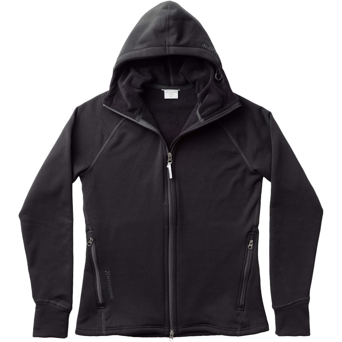 GIACCA D. IN PILE C/CAPP. + F/ZIP HOUDINI 125984 074 TRUE BLACK HOUDINI 