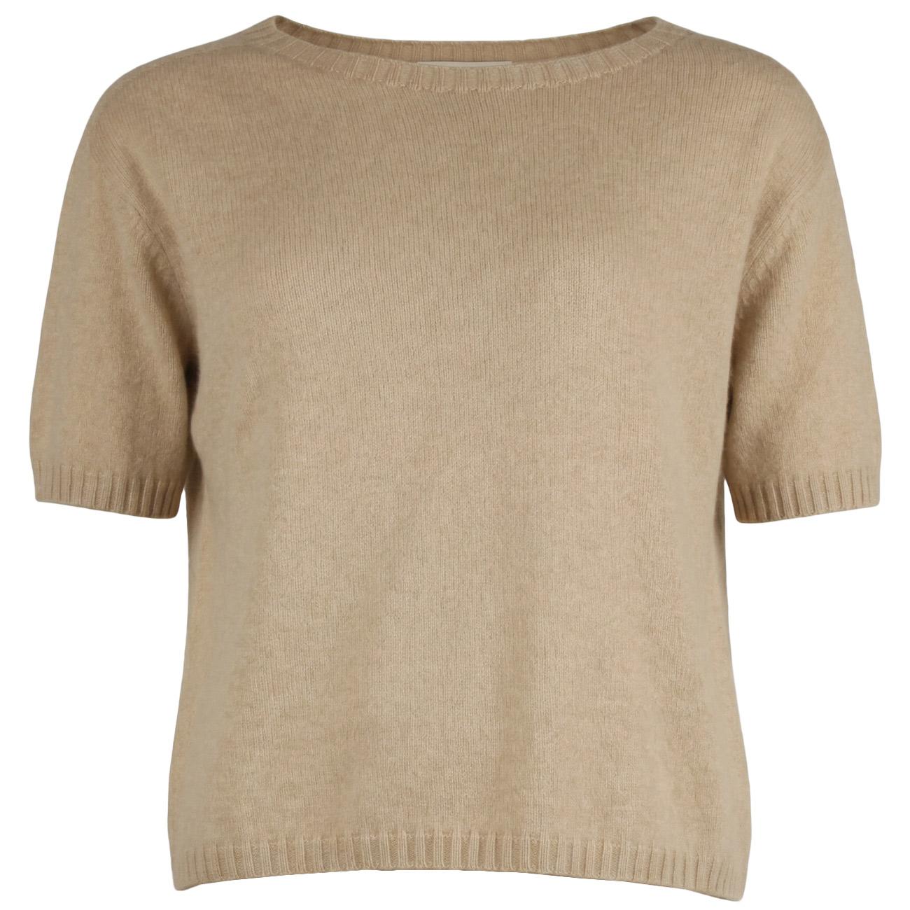 Pullover Girocollo Scatoletta TSSVR/D3343TF 107 LIGHT CAMEL MASCHERONI 