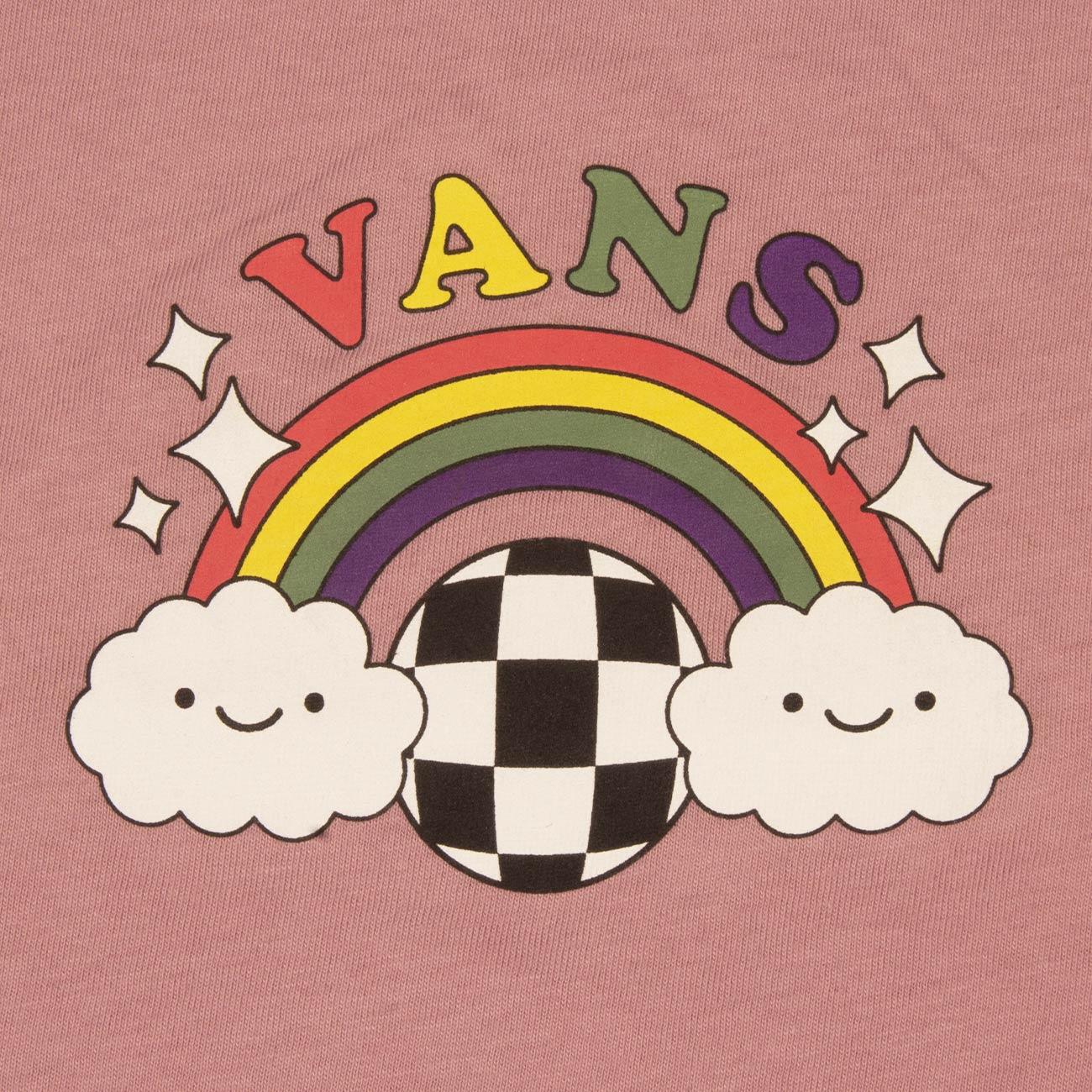 T-Shirt Happy Bow Bimba Turtledove VN0A7RV4 BD51 BLACK/TURTLEDOVE VANS 