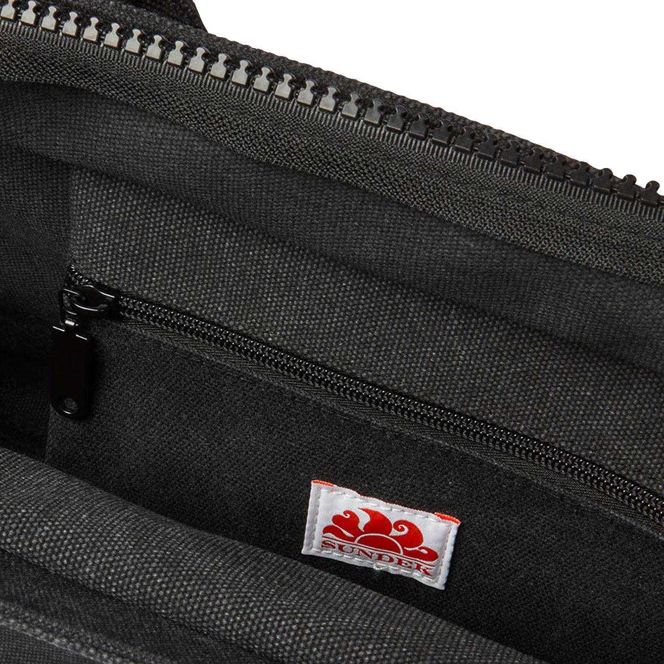 REGULAR TOTE BAG SUNDEK AW832ABCV500 00400 BLACK SUNDEK 