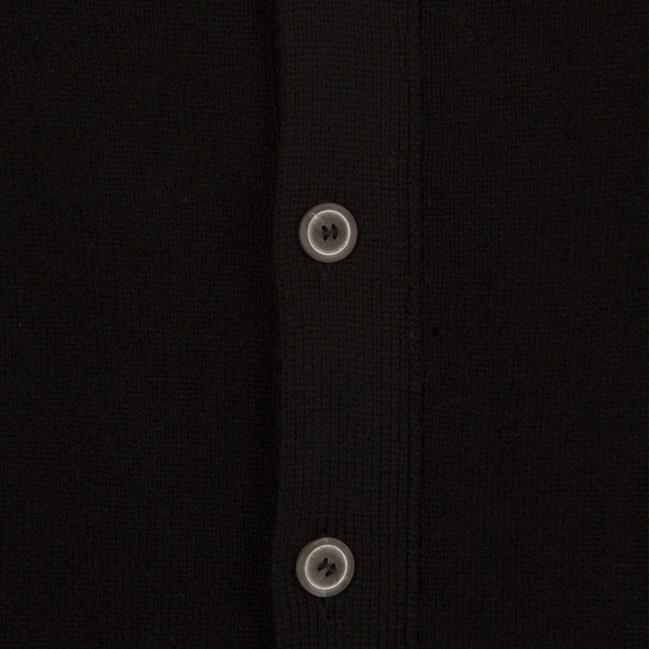 Cardigan In Lana Uomo Nero 23170/25025 999 NERO LA FILERIA 