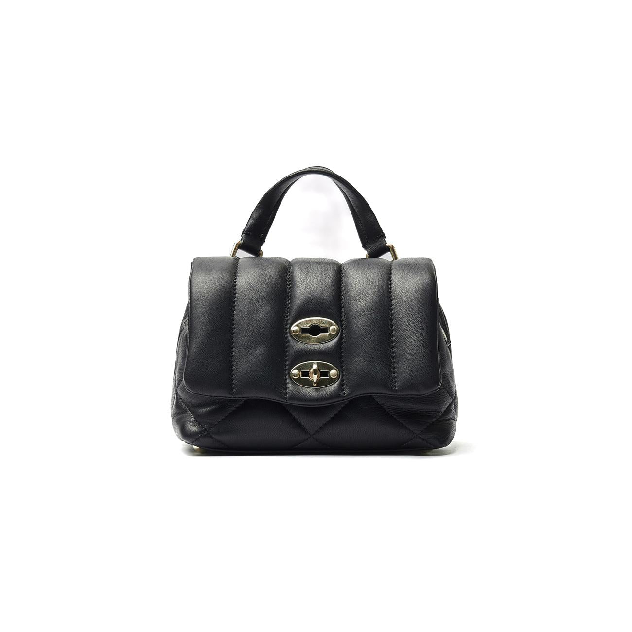 Borsa Postina Veneta Baby Matelasse' Donna Black Nero 068590 0880000 BABY Z0001 BLACK NERO ZANELLATO 