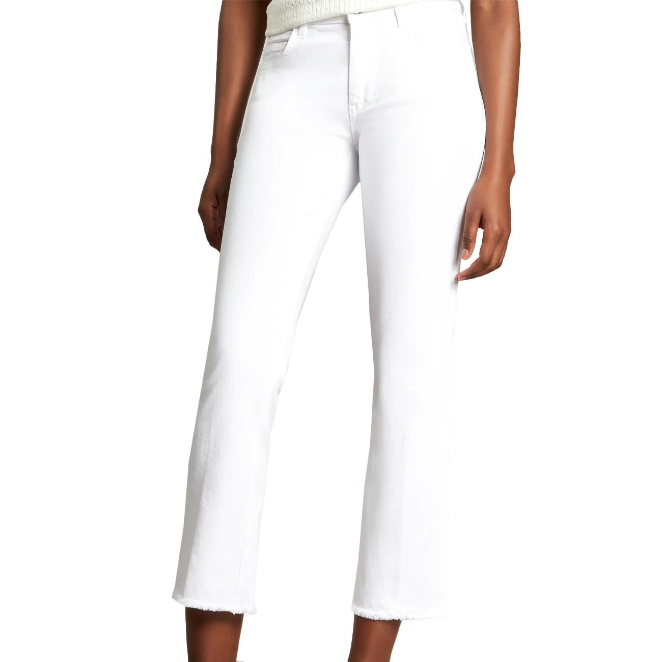 Pantalone Cropped Donna Bianco NTW8648520TQVRB001 BIANCO FAY 