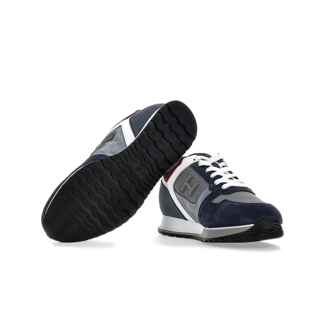 Sneakers H321 Uomo Grigio Blu Bianco HXM3210Y860RG6563X GRIGIO/BLU/BIANCO HOGAN 