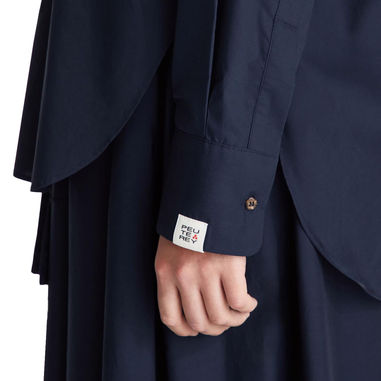 Camicia Buller Co 01 Oversize Con Taschino PED5707 99012444 230 BLU PEUTEREY 