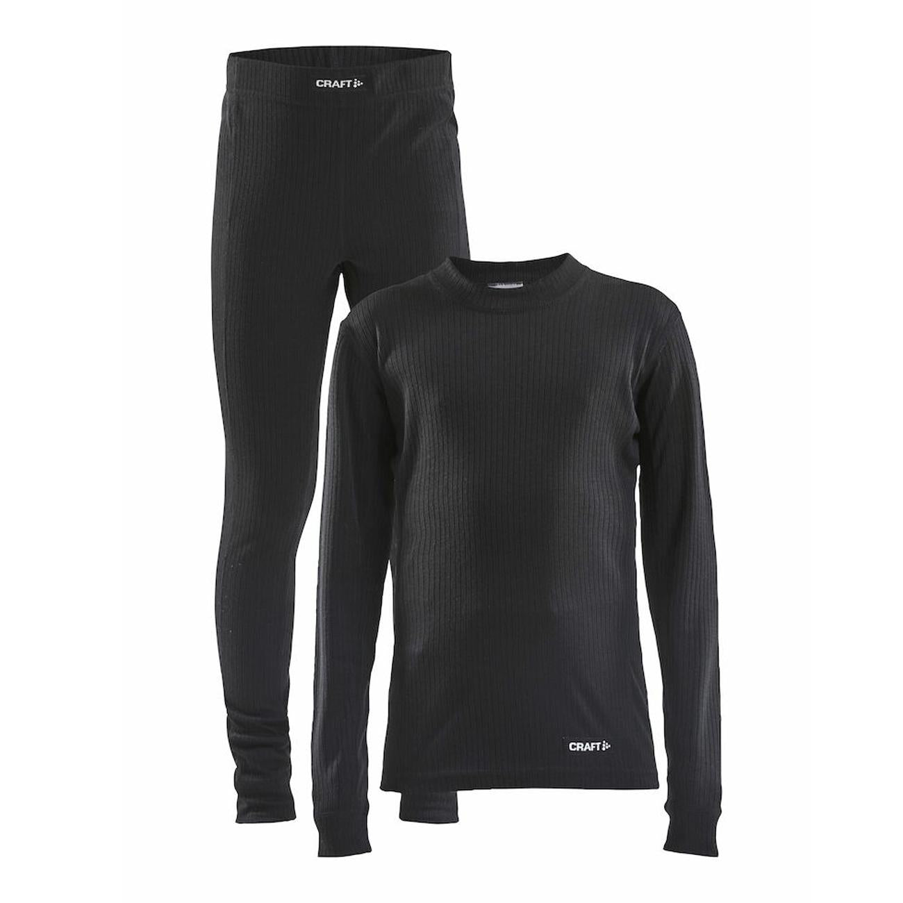 Set Intimo Core Dry Baselayer Maglia E Pantaloni Bimbo Black 1909713 999000 BLACK CRAFT 