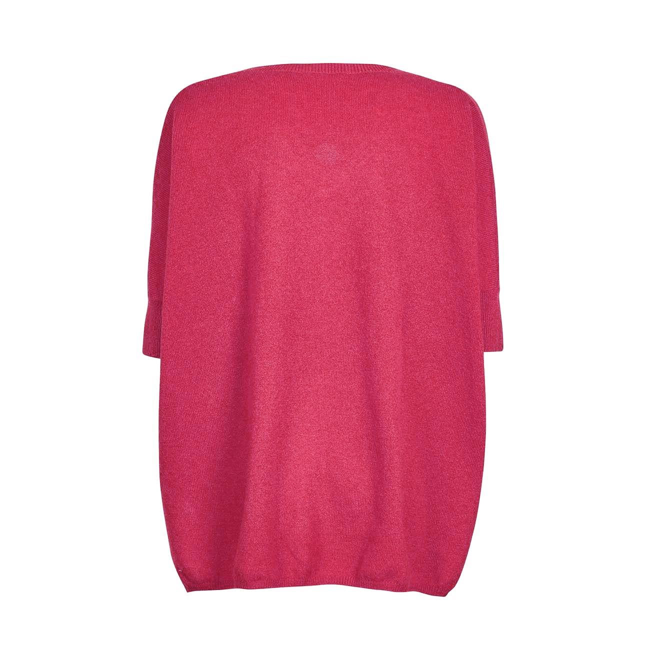 Pull Poncho Astrid Donna Rose Fluo AC142020C ROSE FLUO ABSOLUT CASHMERE 