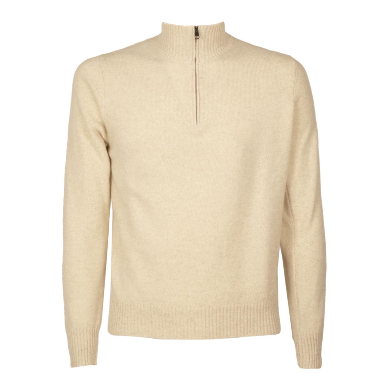Maglia In Lana E Cashmere Uomo Beige 99 51768 BEIGE MAGAZZINO RICAMBI 