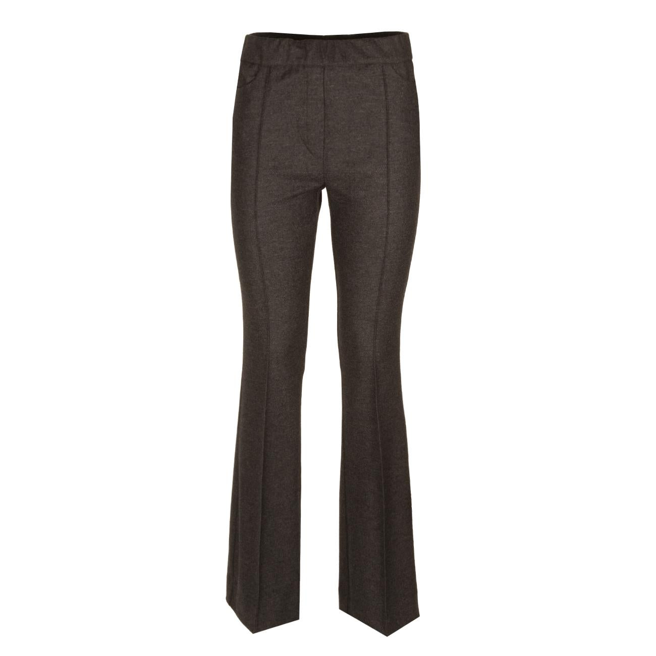 Pantalone A Zampa Donna Antracite 57834 15ANT-ANTRACITE D.EXTERIOR 