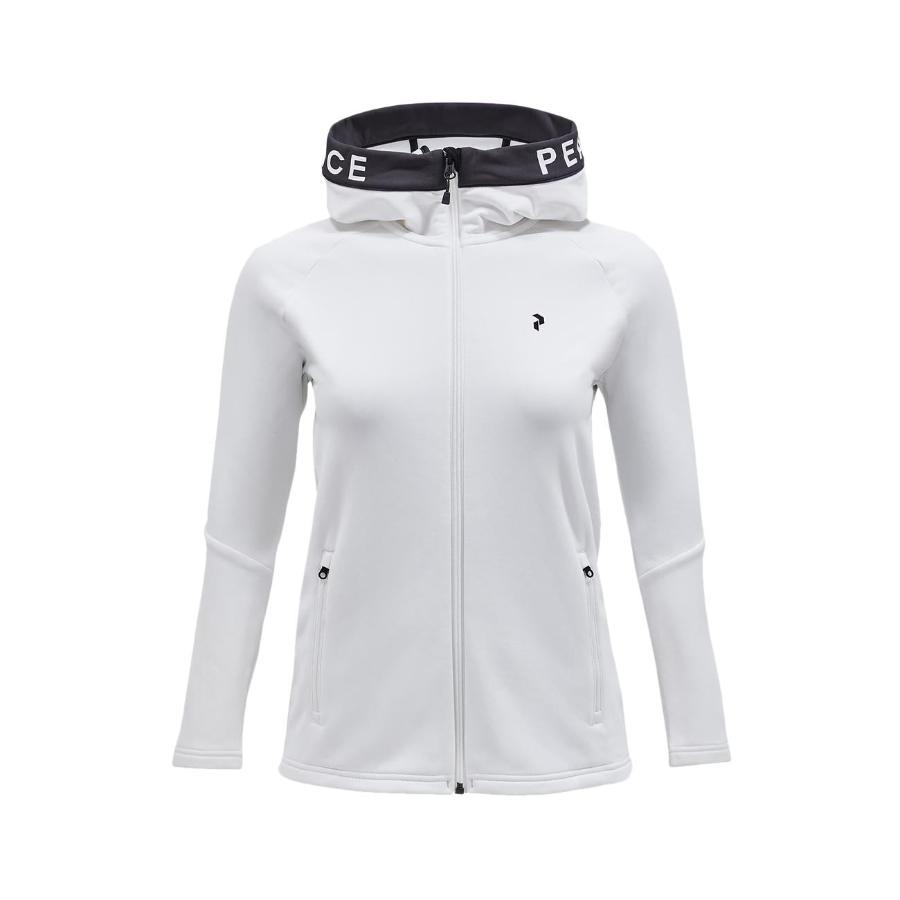 Felpa Rider Donna Off White Iron Cast G78885 030 OFFWHITE-IRON CAST PEAK PERFORMANCE 