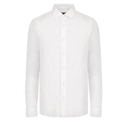 CAMICIA U. JERSEY M/L EA 8N1CG11JUVZ 0100 BIANCO OTTICO EMPORIO ARMANI 