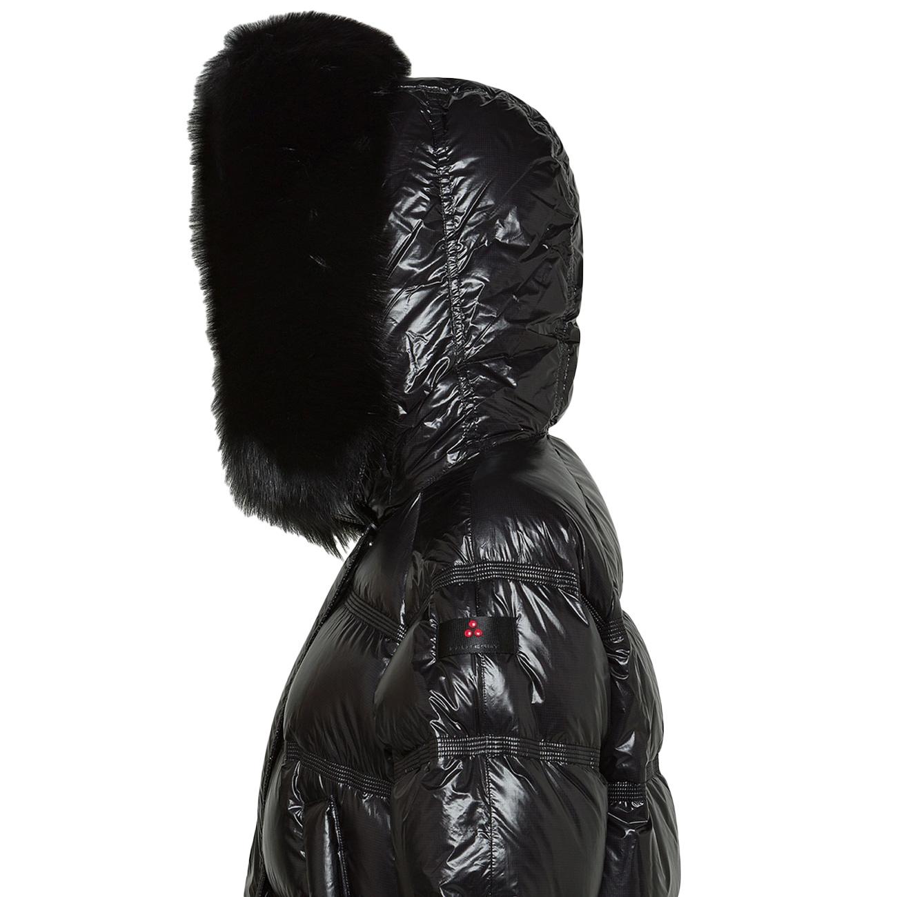 Piumino takan rp mid fur lucido PED5123 01181752 NERO PEUTEREY 