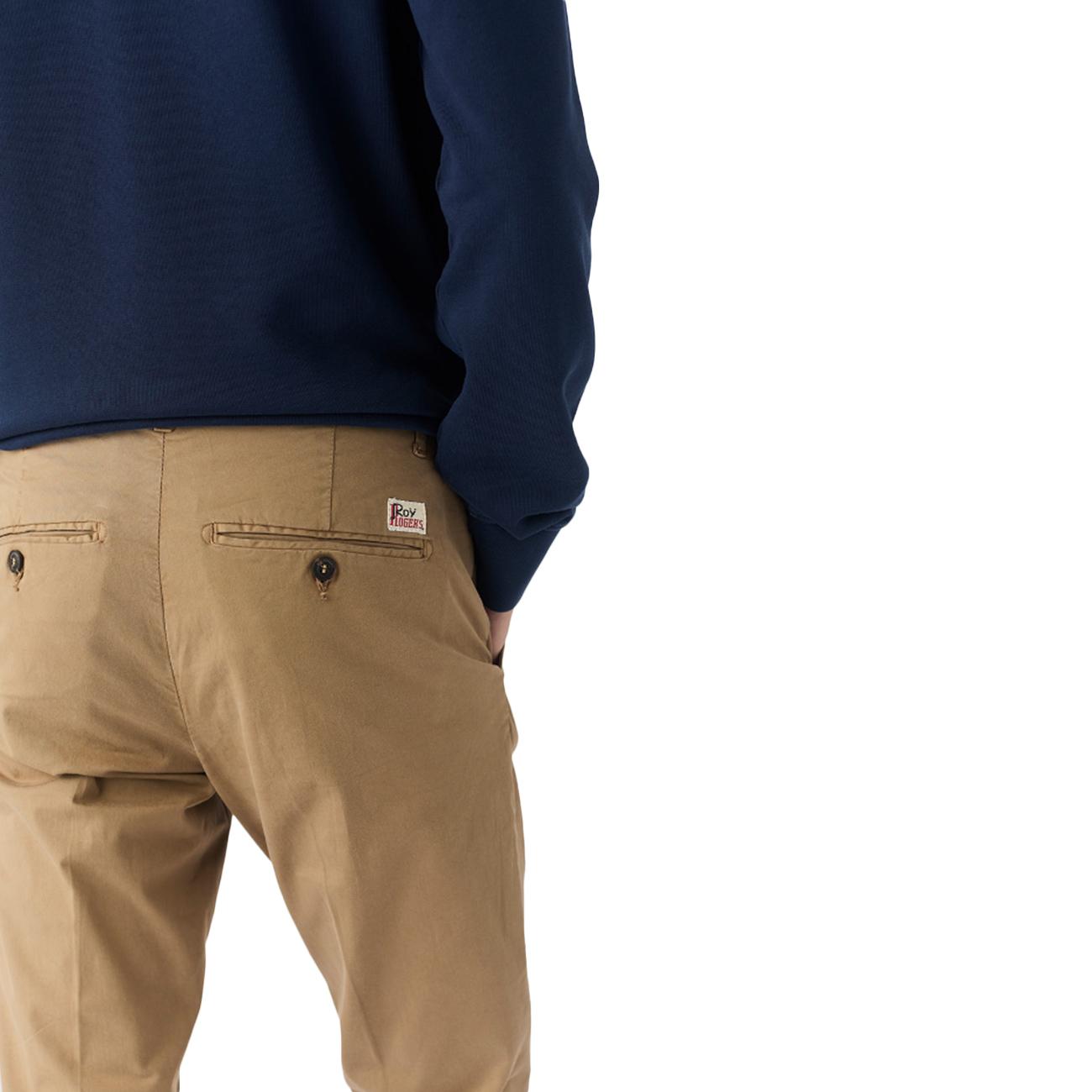 Pantalone Chino New Rolf RRU013C9250112 C0005 BEIGE ROY ROGER'S 