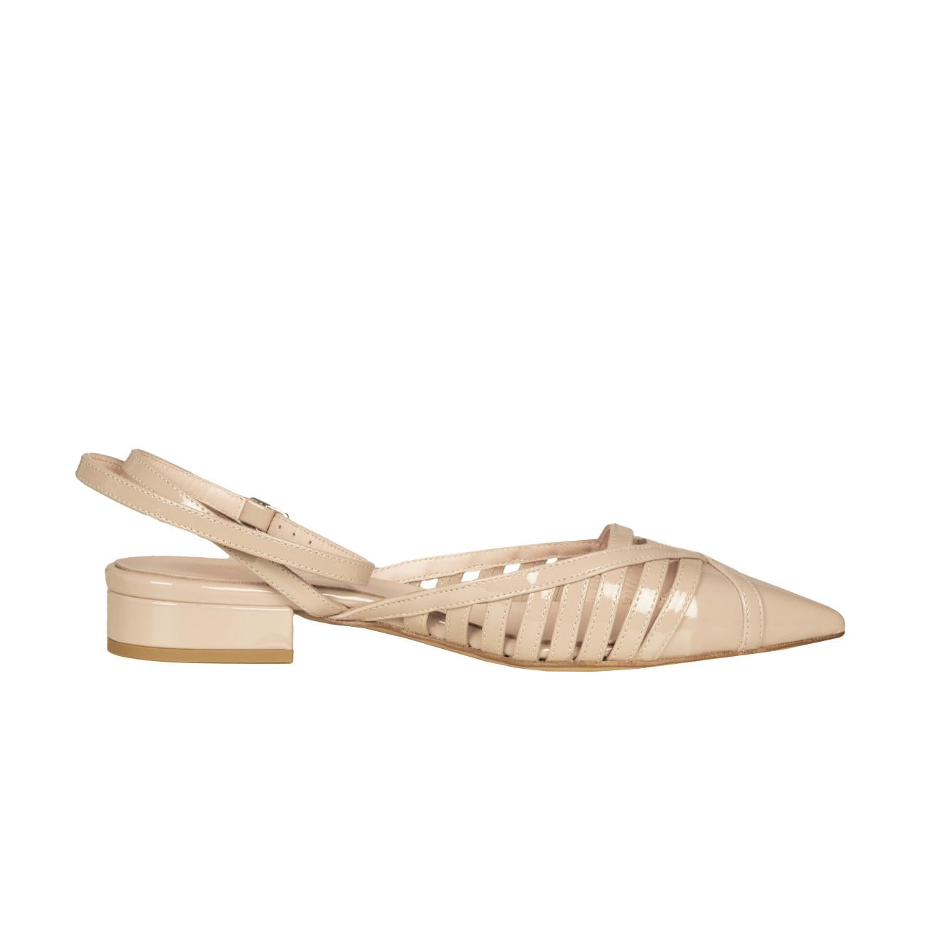 Slingback Con Listelle Donna Beige 1727 BEIGE ANNA F. 