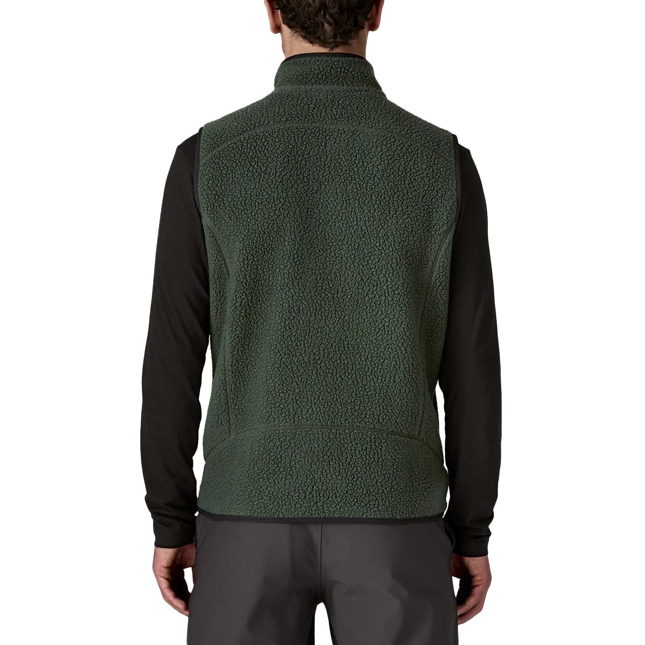 Gilet In Pile Retrò Da Uomo 22821 OLGG/OLD GROWTH GREEN PATAGONIA 