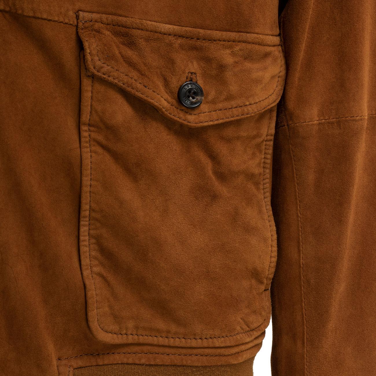 Giacca Pelle Scamosciata Uomo Cuoio 29003/9388 3CUOIO L.B.M.1911. 