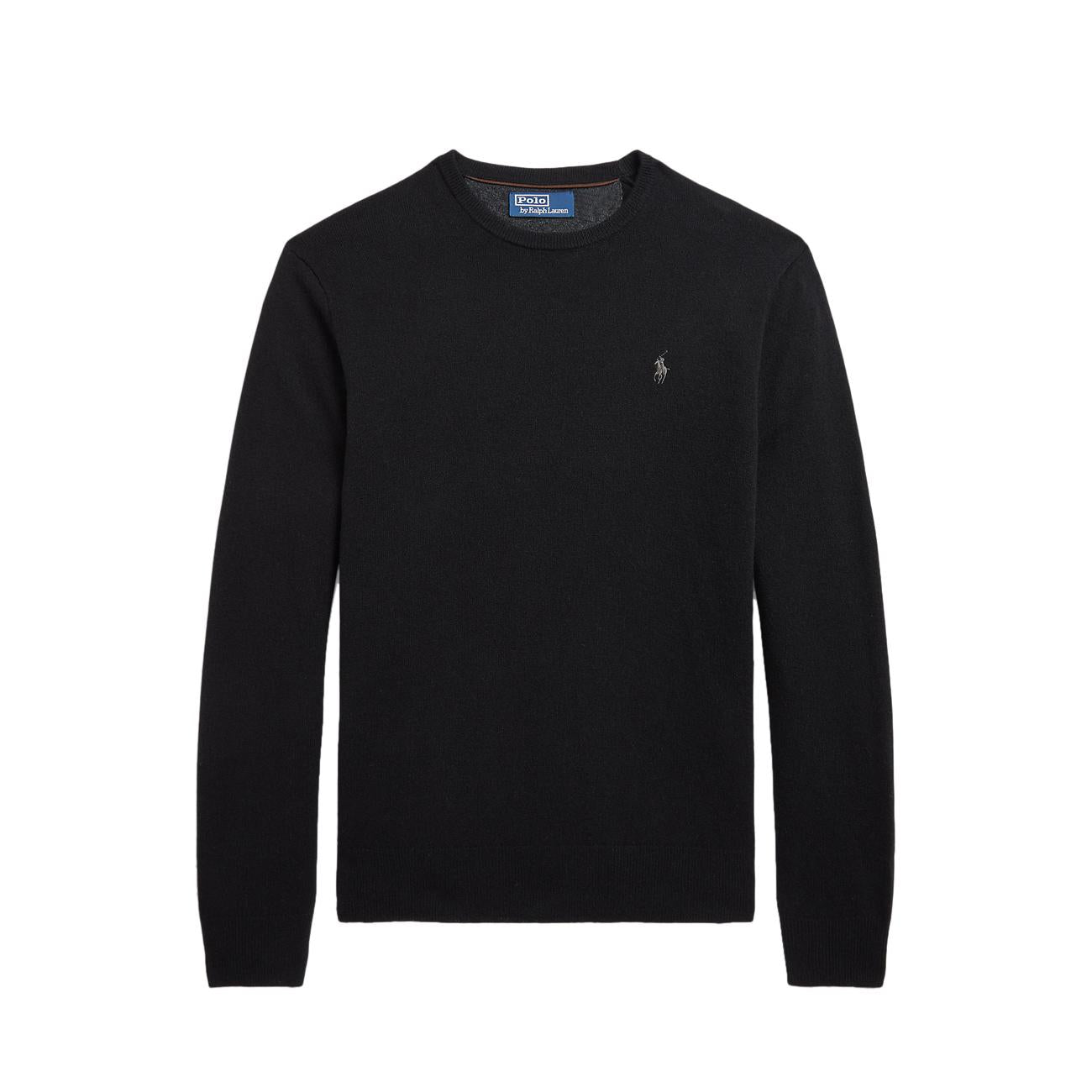 Pullover Lambswool Uomo Polo Black 710876714 003 POLO BLACK POLO RALPH LAUREN 