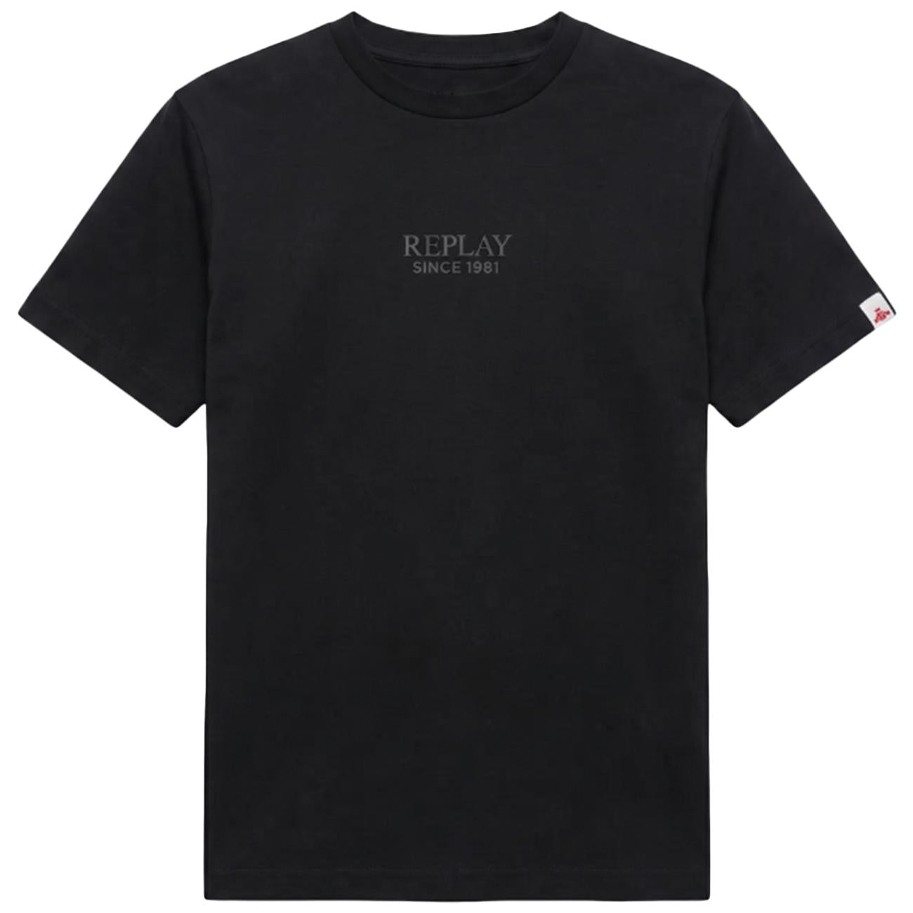 REPLAY T-Shirt Regular Fit Uomo Nero M3047.000.23732P 098 BLACK 