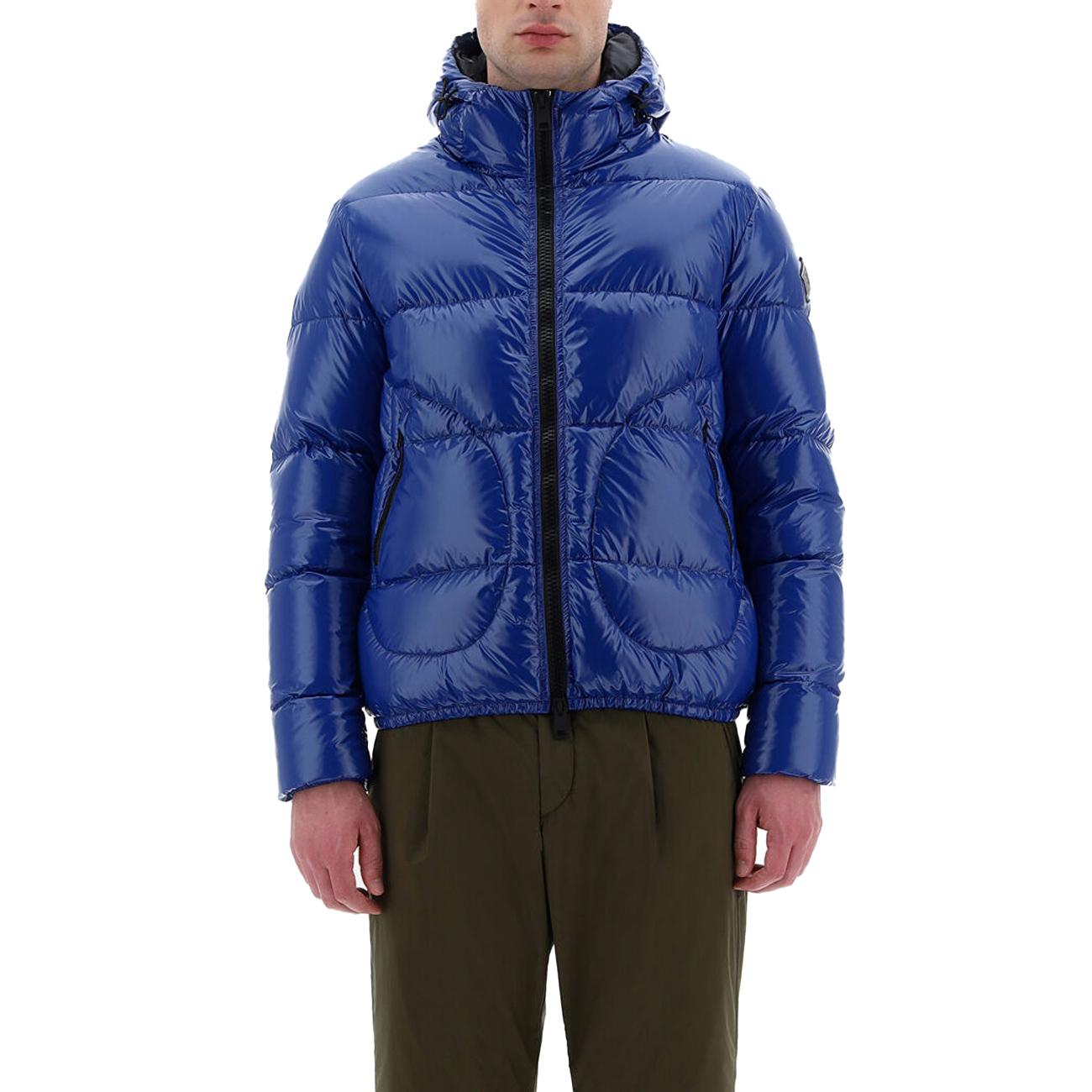 Bomber In Gloss Uomo Bluette PI001079U12220 9243 BLUETTE HERNO 