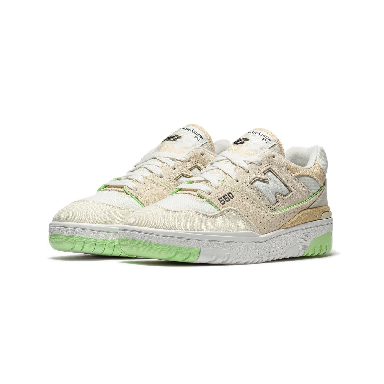 SNEAKER DONNA LIFESTYLE MTZ NEW BALANCE BBW550FB BEIGE/LIME NEW BALANCE 