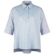 Blusa Boxy Con Maniche A Tre Quarti 2009Z000058N 04 AZZURRO ELENA MIRO' 
