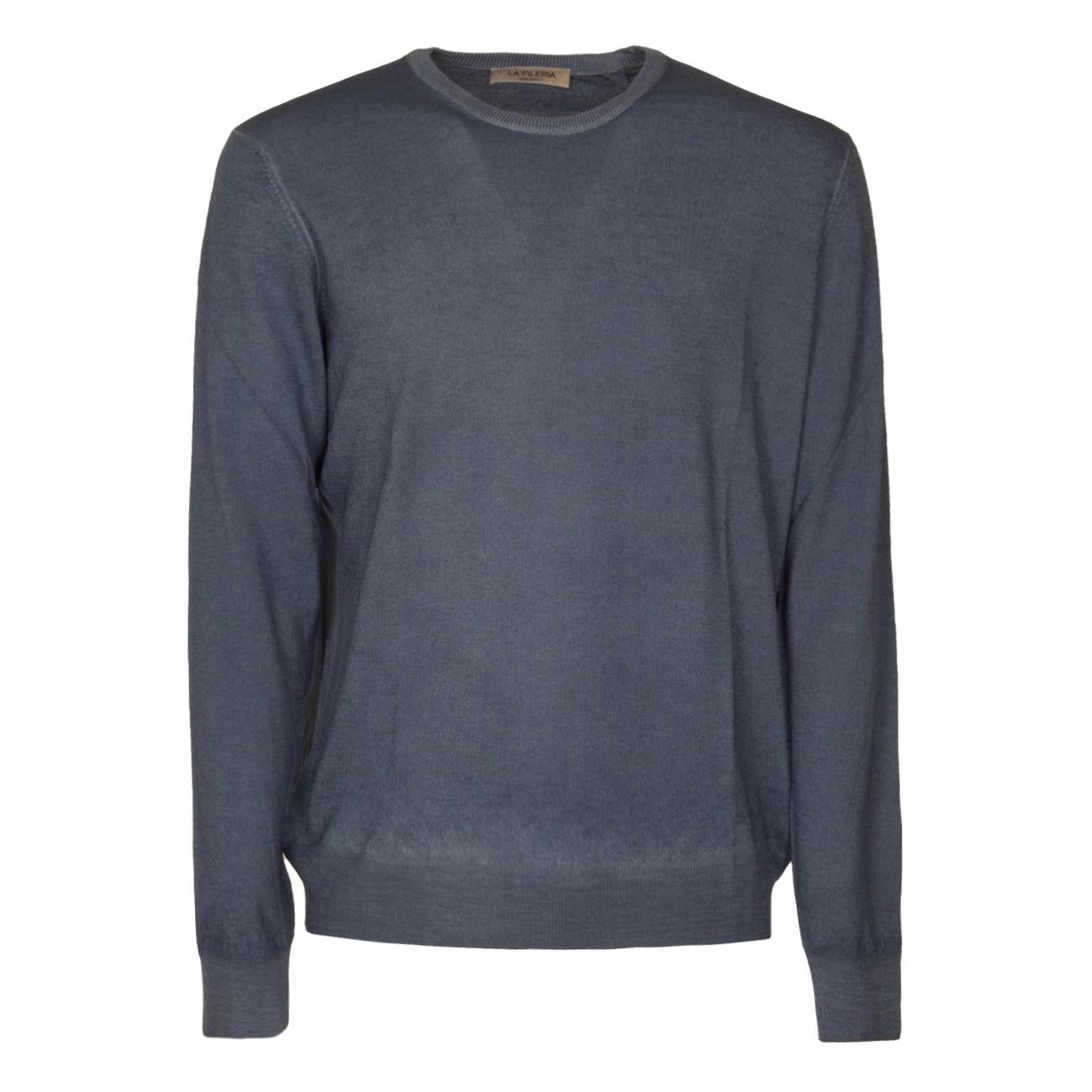 Pullover Merinos Uomo Denim 57167/28412 583 DENIM LA FILERIA 