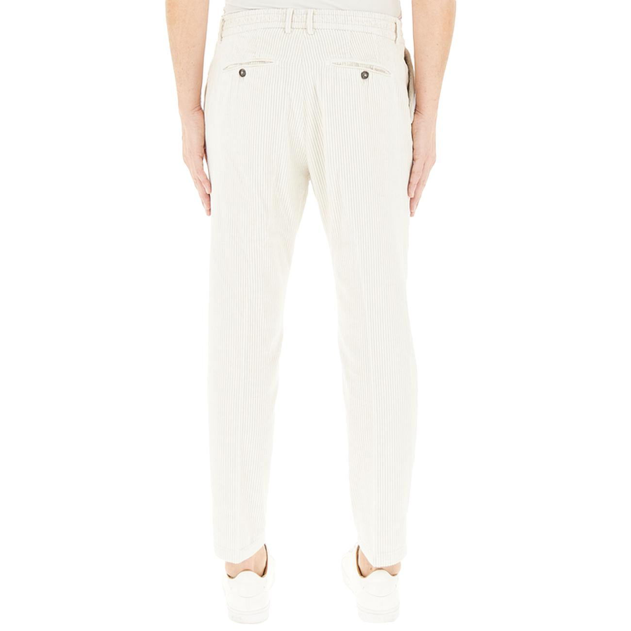 Pantalone Mitte In Velluto MITTE 1610 102 BURRO CRUNA 