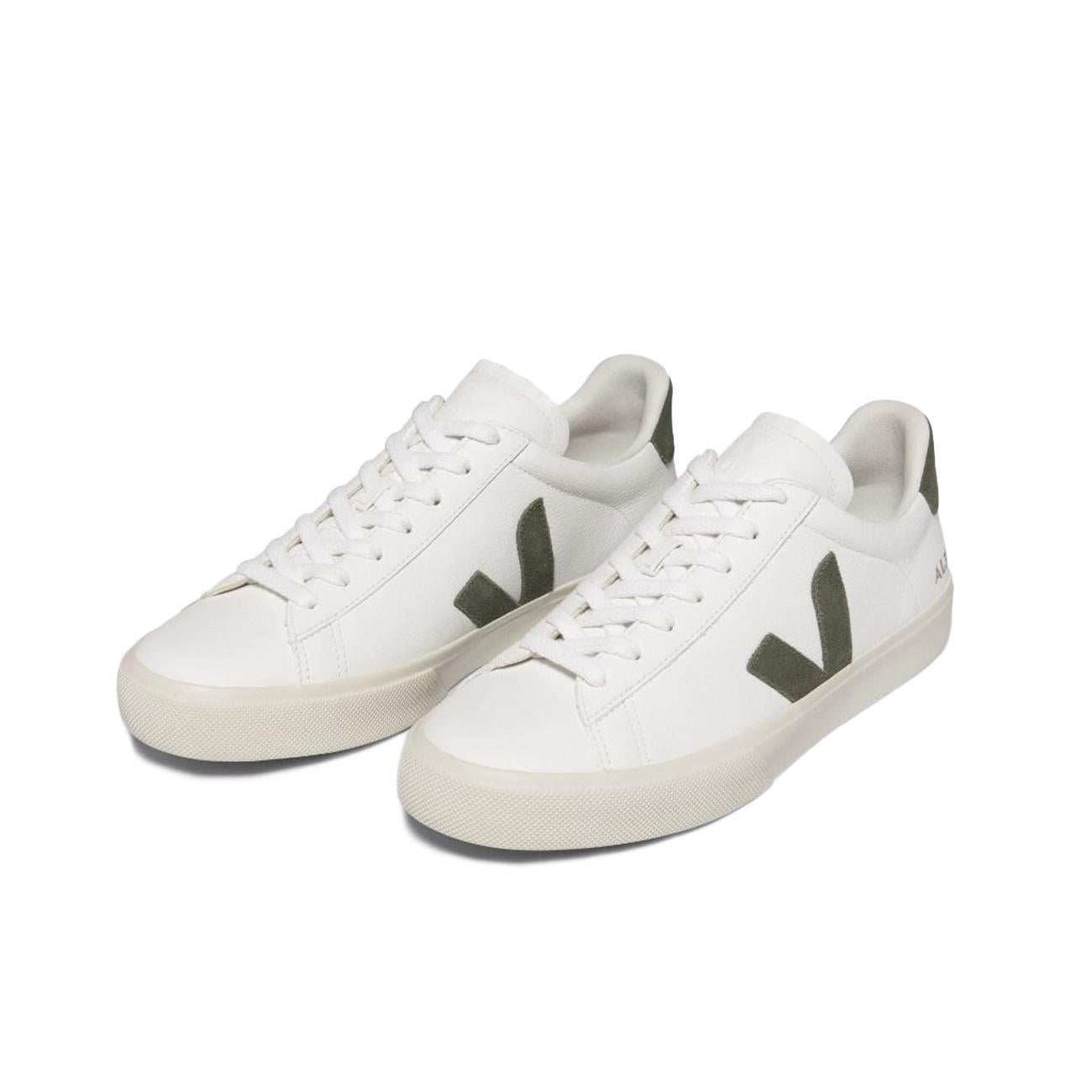 SNEAKERS CAMPO CHROMEFREE LEATHER VEJA CP0502347 EXTRA WHITE KAKI VEJA 