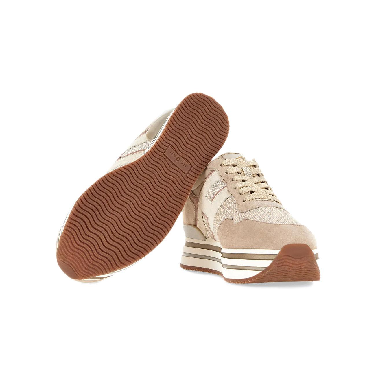 Sneakers H483 Platform Donna Rosa Avorio HXW4830CB80NUB0VAJ ROSA/AVORIO HOGAN 