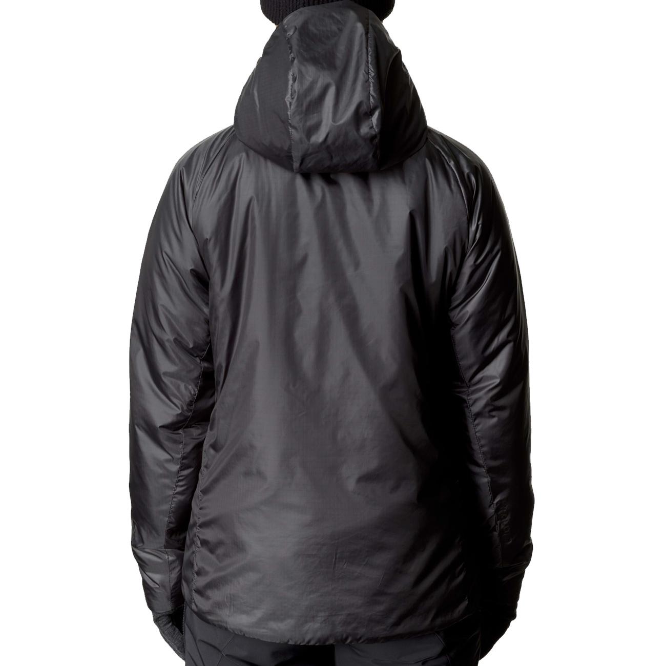 GIACCA D. IMPERMEABILE C/CAPP + F/ZIP HOUDINI 820002 900 TRUE BLACK HOUDINI 