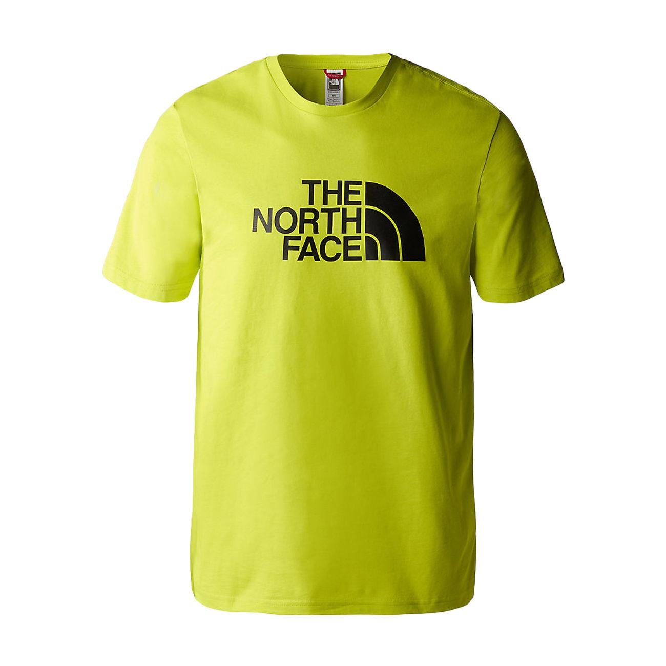 Tshirt Easy In Cotone Uomo Led Yellow NF0A2TX3 8NT1 LEDYELLOW THE NORTH FACE 