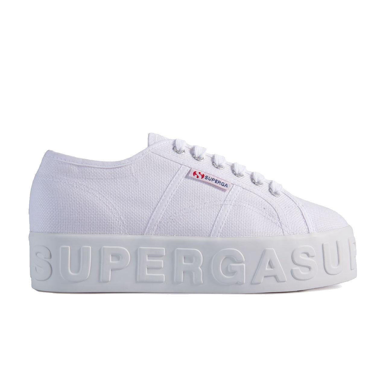 Scarpe 2790 3D Lettering Donna Bianco S71183W/2790 901WHITE SUPERGA 