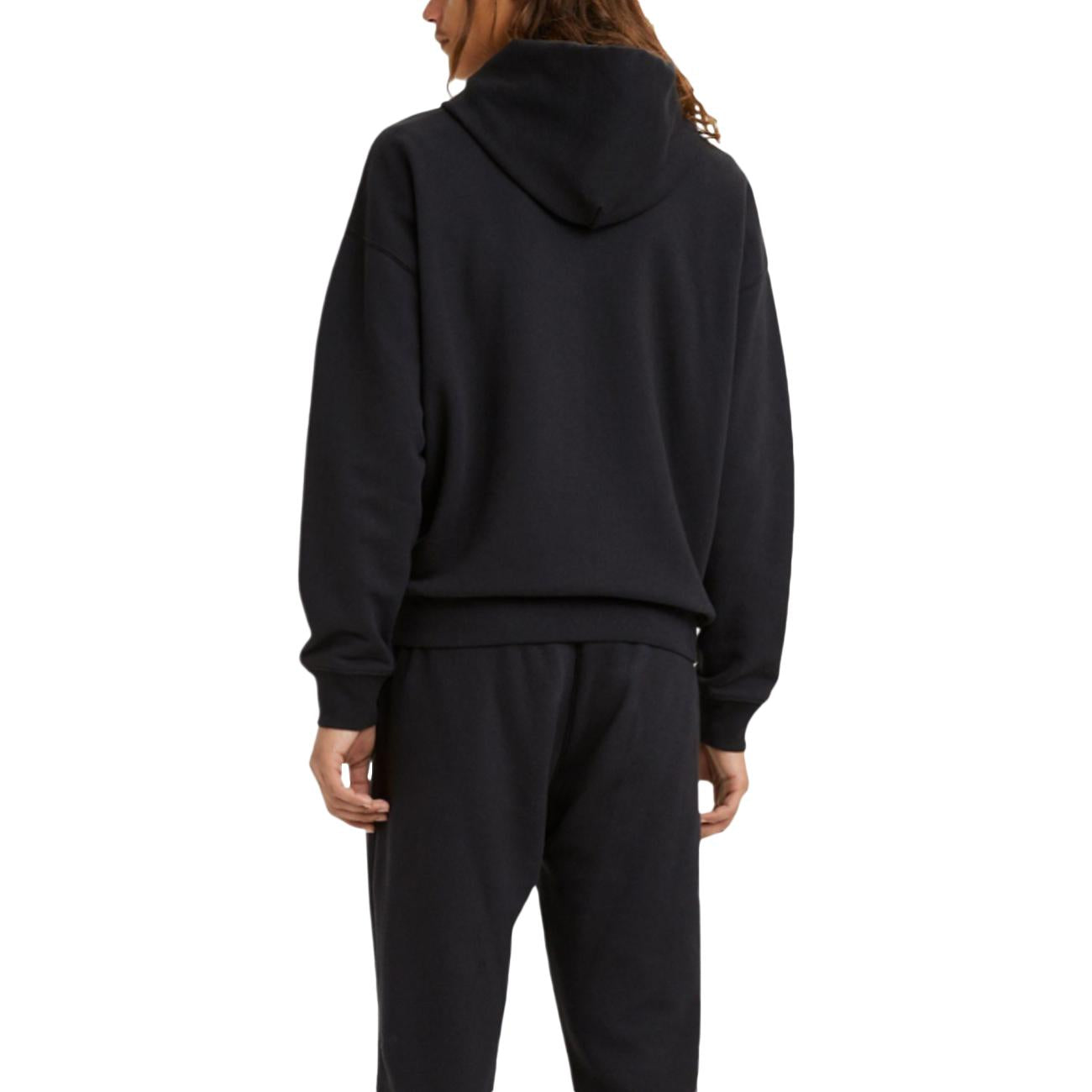 Felpa Cappuccio E Tascone Red Tab Logo Uomo Mineral Black LEVI/A0747/0006 MINERALBLACK LEVIS 