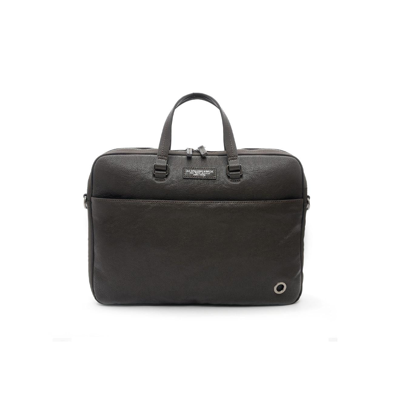 Cartella 1 Zip Steel Rivet Unisex Marrone 309392U 252 MARRONE A.G. SPALDING&BROS 