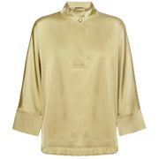 Camicia In Raso 2153Z000038N 0A5 AVOCADO ELENA MIRO' 