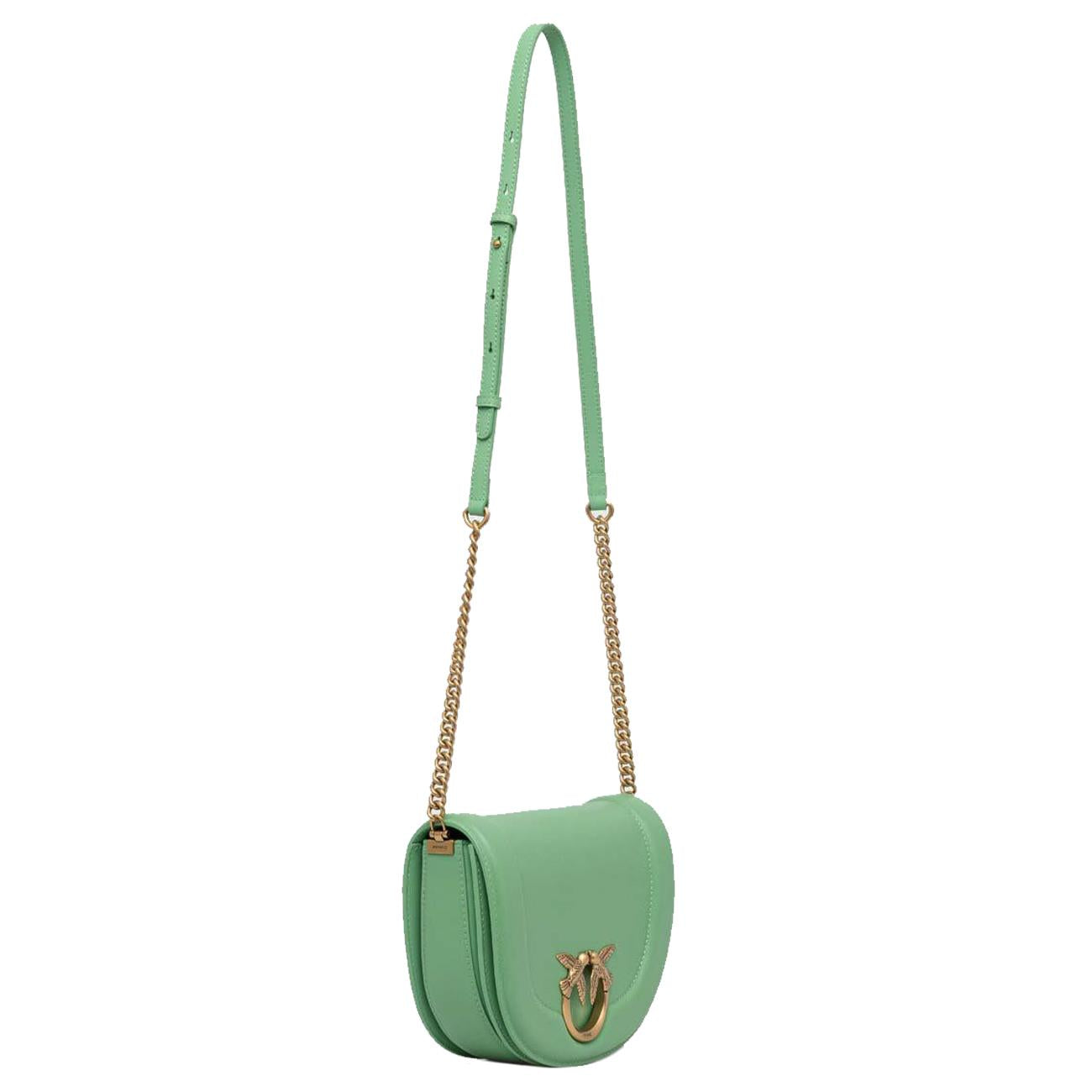 Borsa Love Round Click Mini Donna Verde Menta 101969/A0QO T36Q VERDE MENTA PINKO BAGS 
