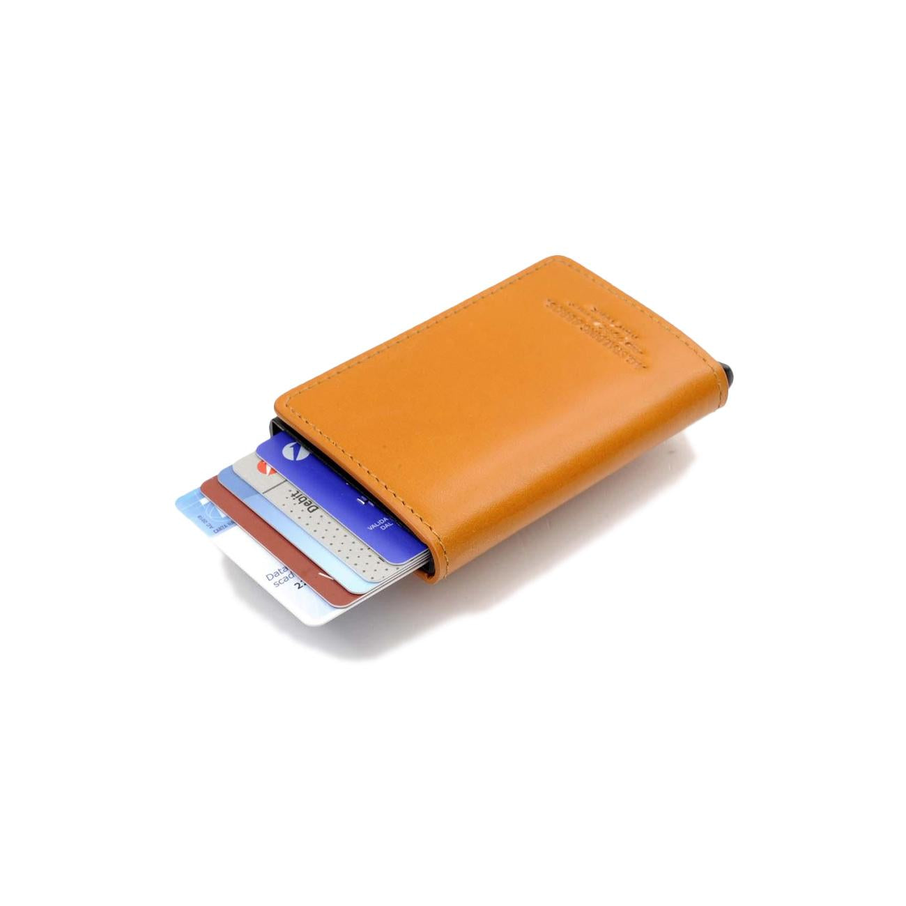 Porta Carte Slide Unisex Mostarda 175230U 560 MOSTARDA A.G. SPALDING&BROS 