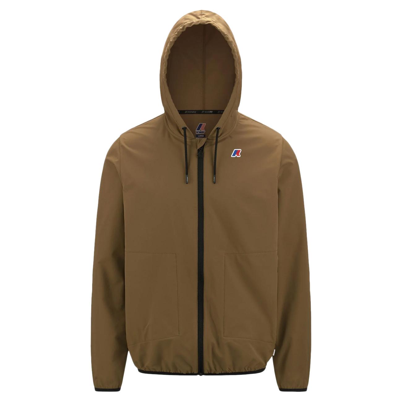 Felpa Jourdain Uomo Brown Corda K2122YW 045 BROWN CORDA K-WAY 